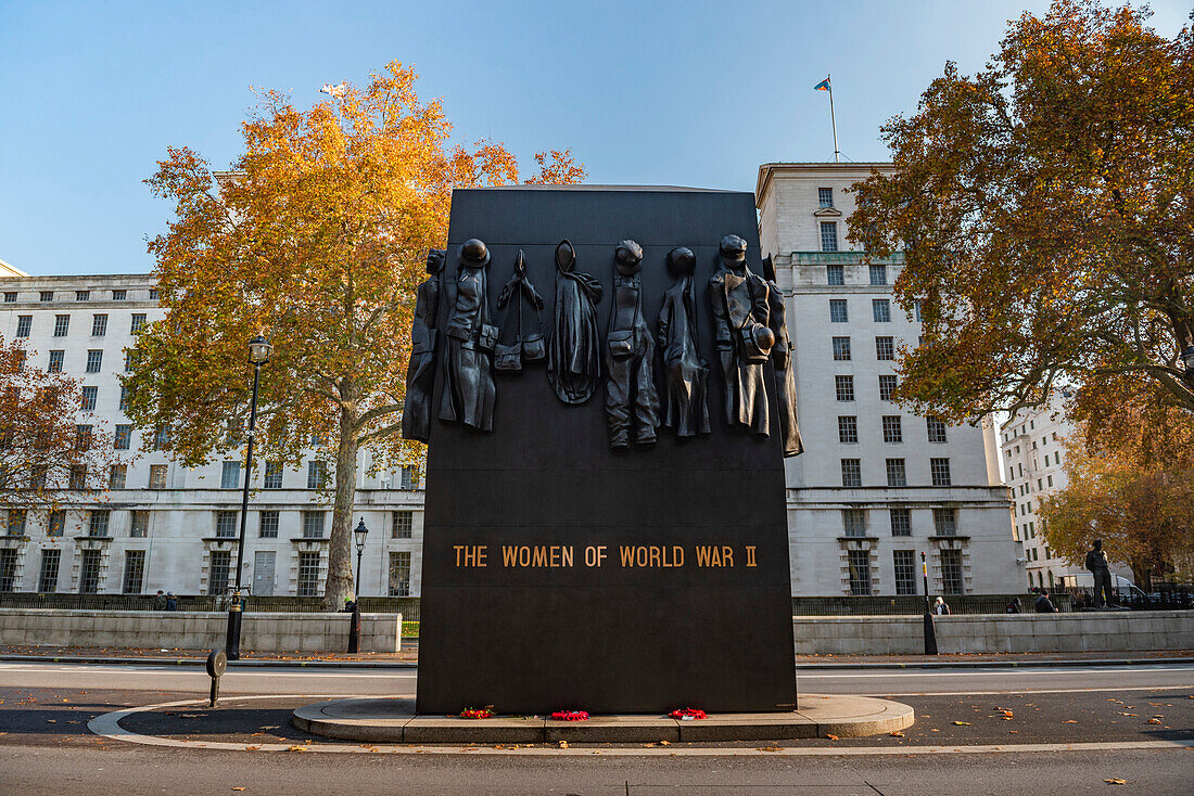 Women of World War II Statue, Whitehall, Westminster, London, England