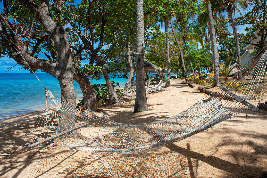 Hängematte und Entspannung im Malolo Island Resort und Likuliku Resort, Mamanucas Inselgruppe Fidschi