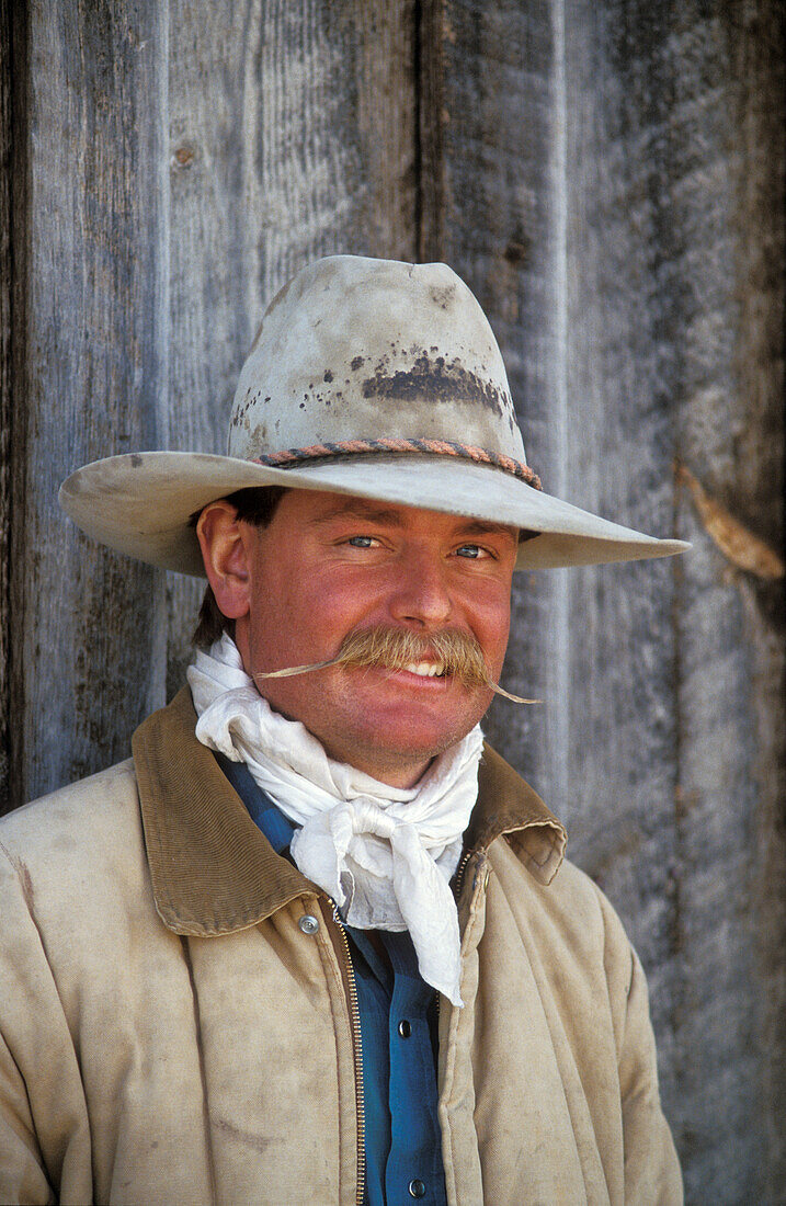 Gary Miller, third generation southeast Oregon cattle rancher, at Frenchglen Corral.