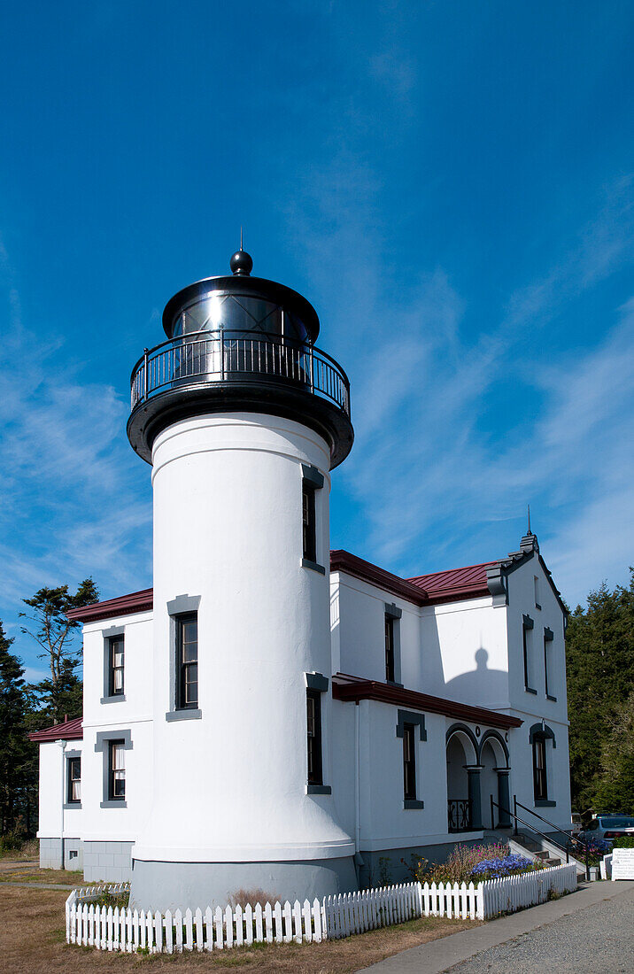 Admiralty Head Leuchtturm im Fort Casey State Park, Whidbey Island, Washington.