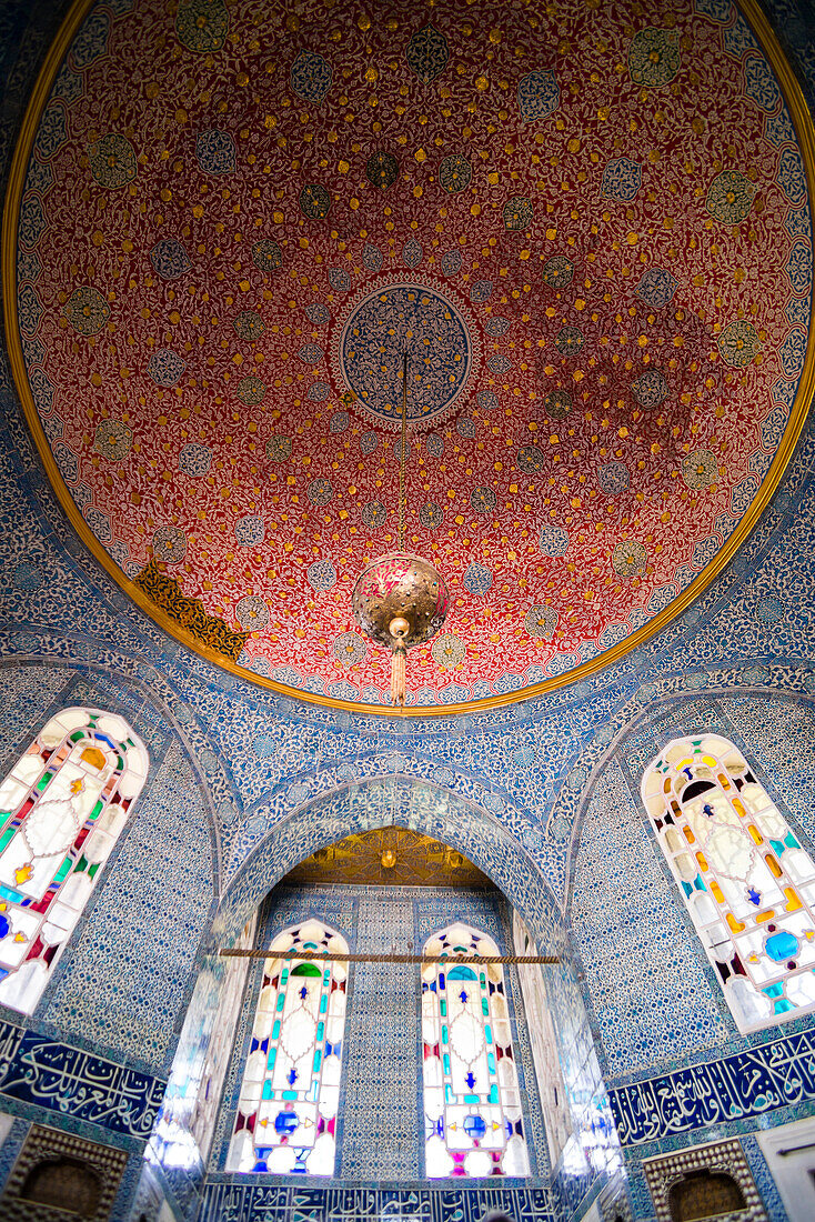 Innenraum des Sommerhauses im Topkapi-Palast, Istanbul, Türkei