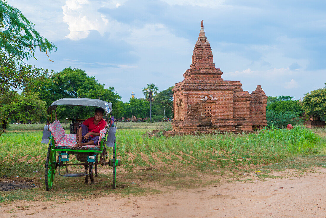 The Temples of bagan in Myanmar.