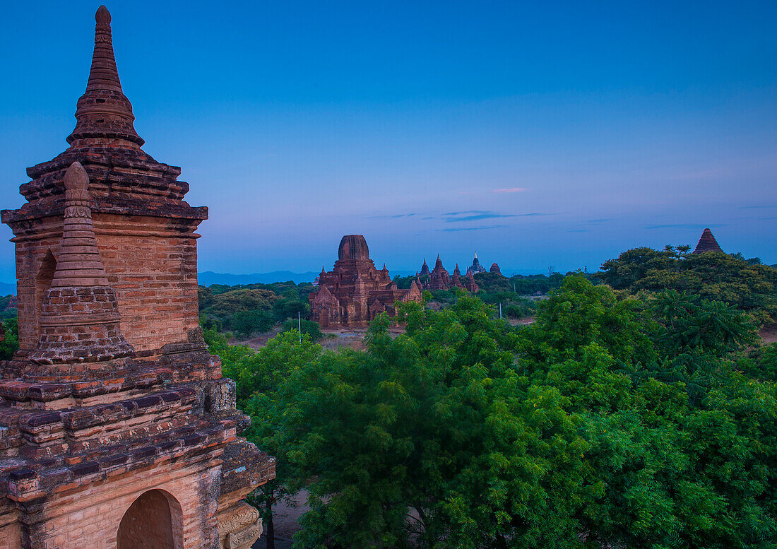 The Temples of bagan in Myanmar.