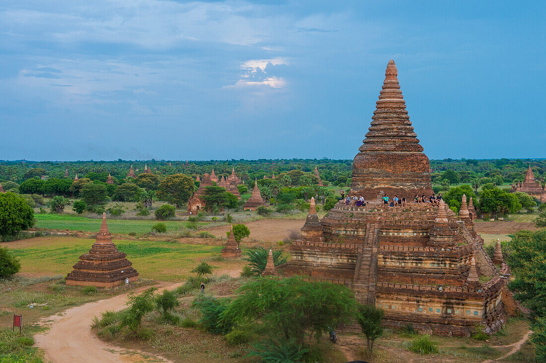 The Temples of bagan in Myanmar.