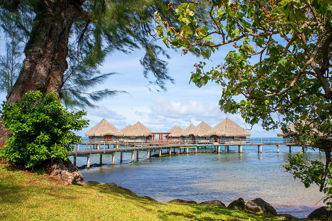 Meridien Hotel on the island of Tahiti, French Polynesia, Tahiti Nui, Society Islands, French Polynesia, South Pacific.