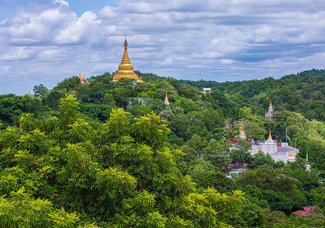 Sagaing hill Pagoda in Myanmar