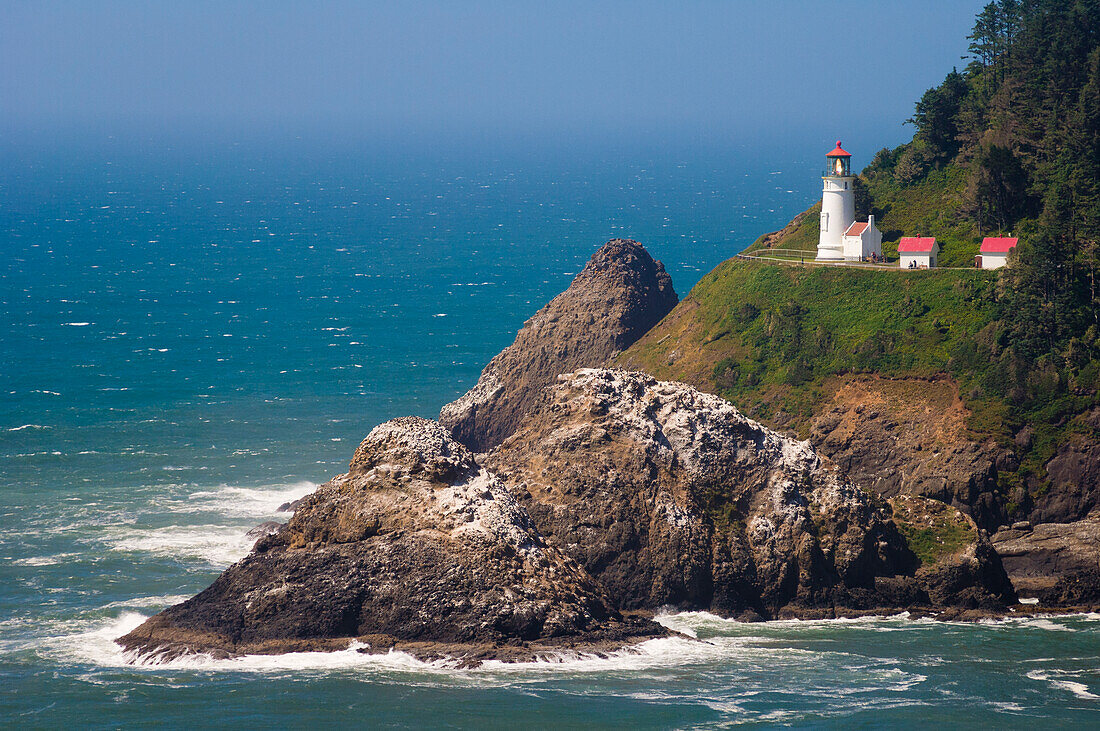 Heceta Head Lighthouse on the central Oregon Coast..