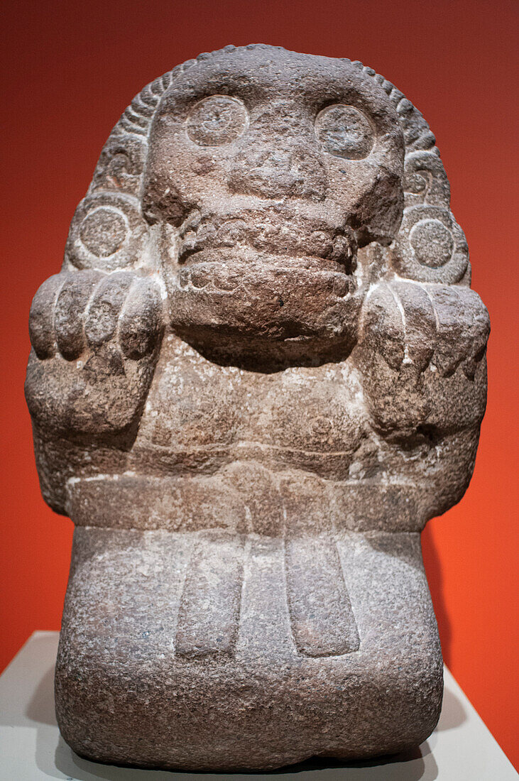 Aztec Cihuateotl. Mexico, Aztec. Late 15th-early 16th century. Stone. Metropolitan Museum of Art in New York City. 82nd Street Manhattan New USA