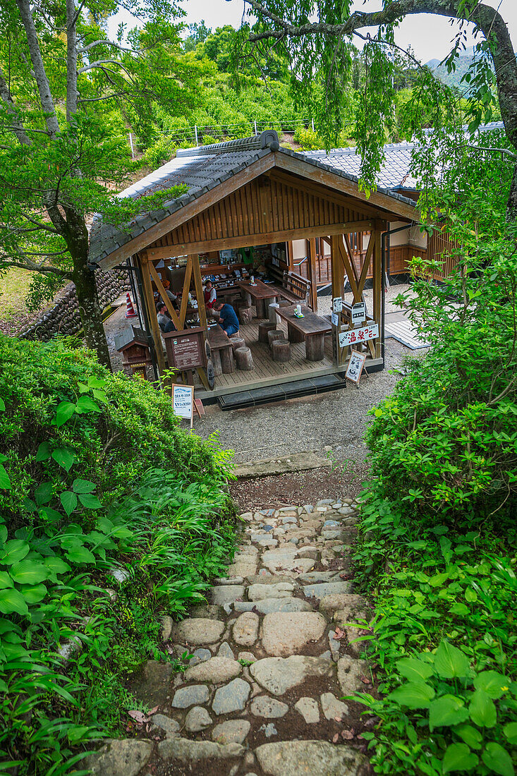 Kumano Kodo pilgrimage route. Walk to Fushiogami-oji. Nakahechi. Wakayama Prefecture. Kii Peninsula. Kansai region. Honshü Island .UNESCO World Heritage Site. Japan