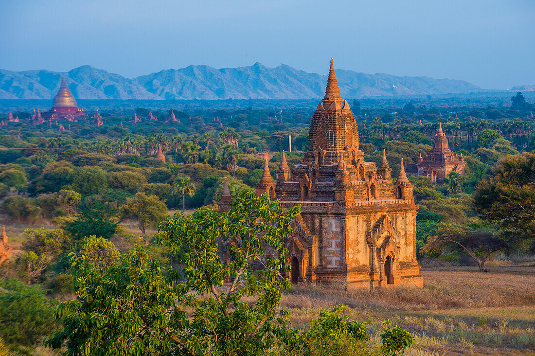 The Temples of bagan in Myanmar.