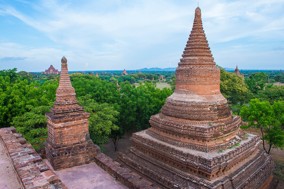 Die Tempel von Bagan in Myanmar.