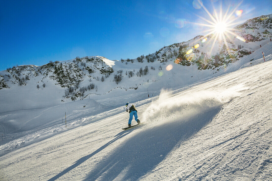 Luchon- Superbagneres ski resort. Bagneres de Luchon. Haute-Garonne. Midi Pyrenees. France.