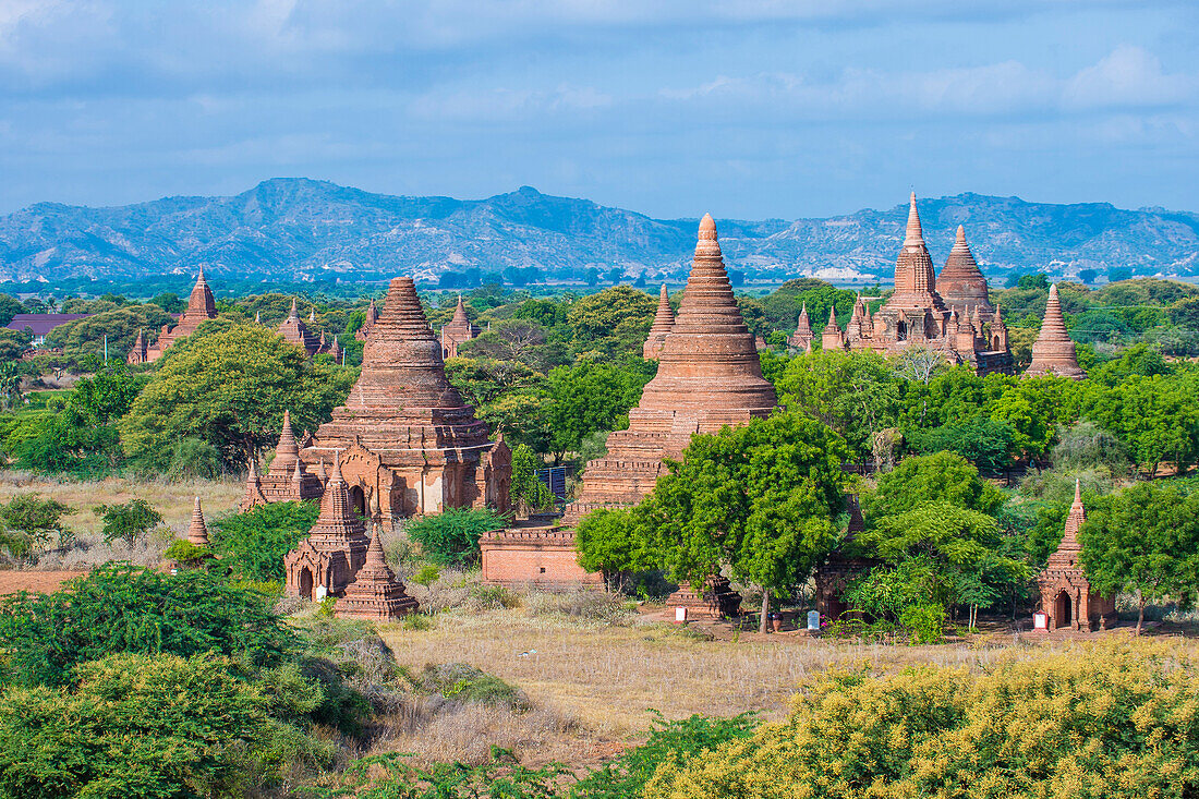 The Temples of bagan in Myanmar.