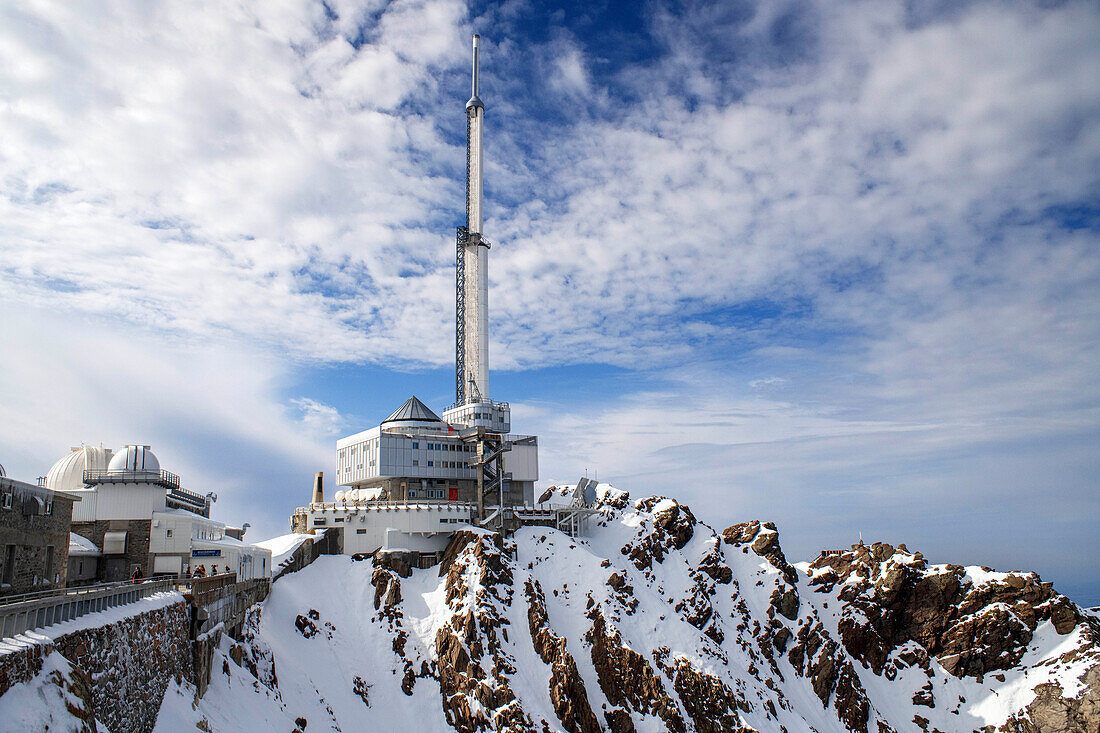 The Observatory Of Pic Du Midi De Bigorre, Hautes Pyrenees, Midi Pyrenees, France