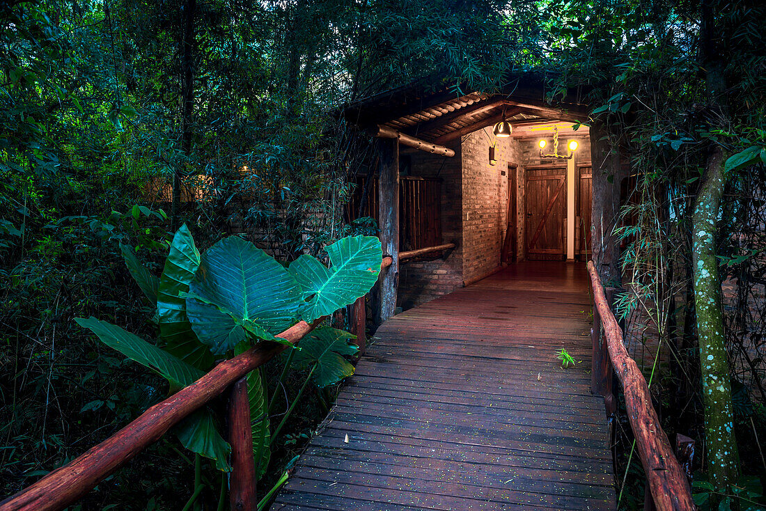 Bedroom at La Aldea de la Selva Lodge, accommodation near Iguazu Falls, Puerto Iguazu, Misiones Province, Argentina