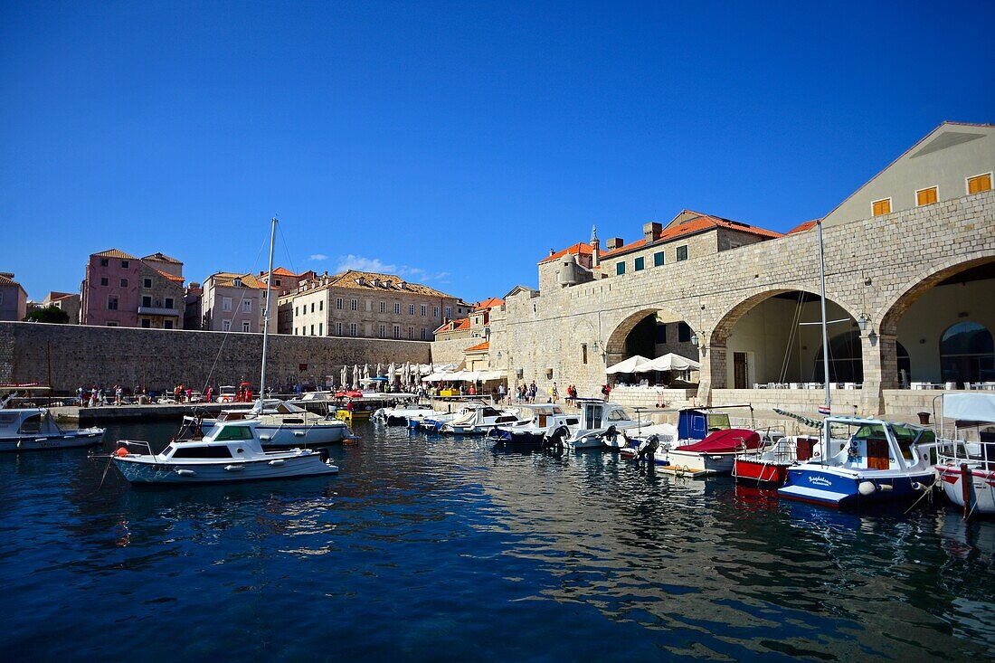 Old port of Dubrovnik, Croatia