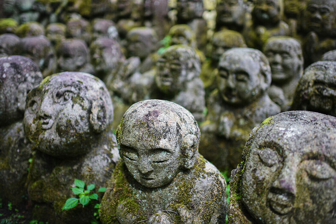 Der buddhistische Tempel Otagi Nenbutsu-ji im Stadtviertel Arashiyama in Kyoto, Japan