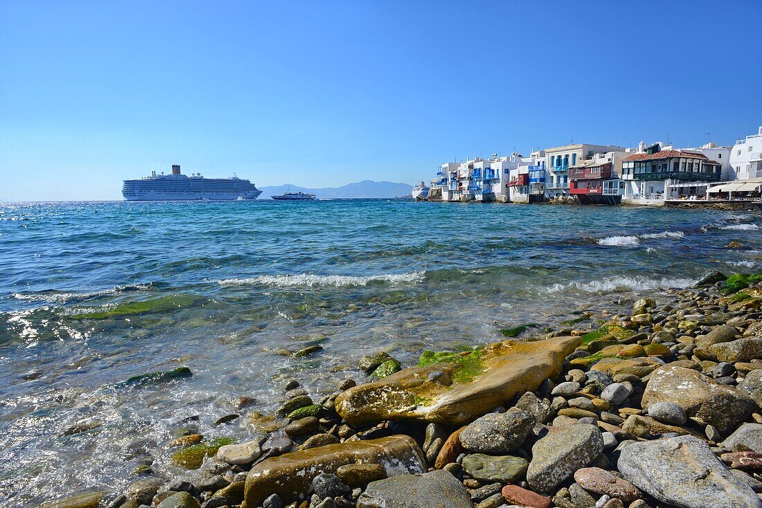 Klein-Venedig in Mykonos, Griechenland