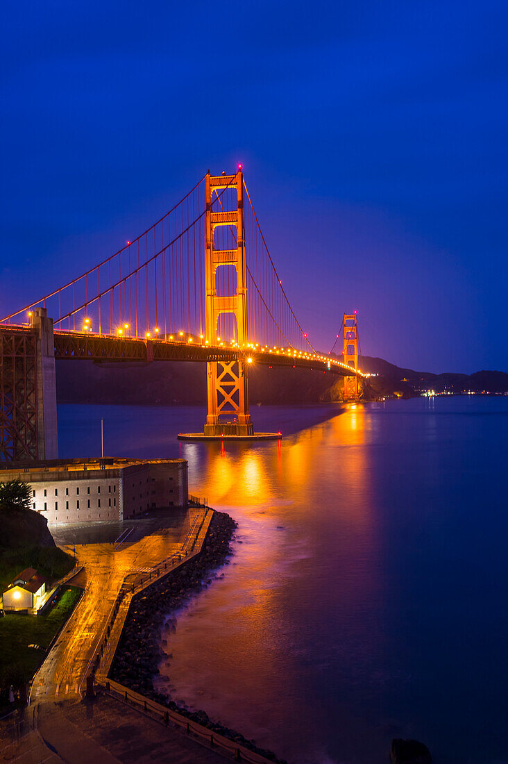 Die Golden Gate Bridge, San Francisco, USA