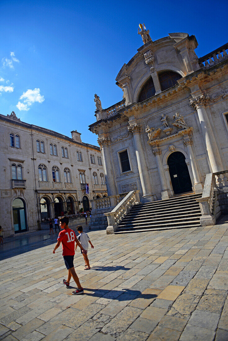 The Church of Saint Blaise in the Old Town of Dubrovnik, Croatia