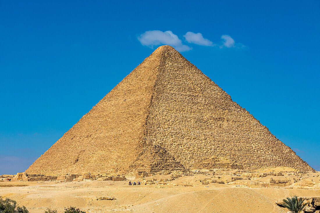 Die Große Pyramide, UNESCO-Welterbe, Gizeh, Ägypten, Nordafrika, Afrika