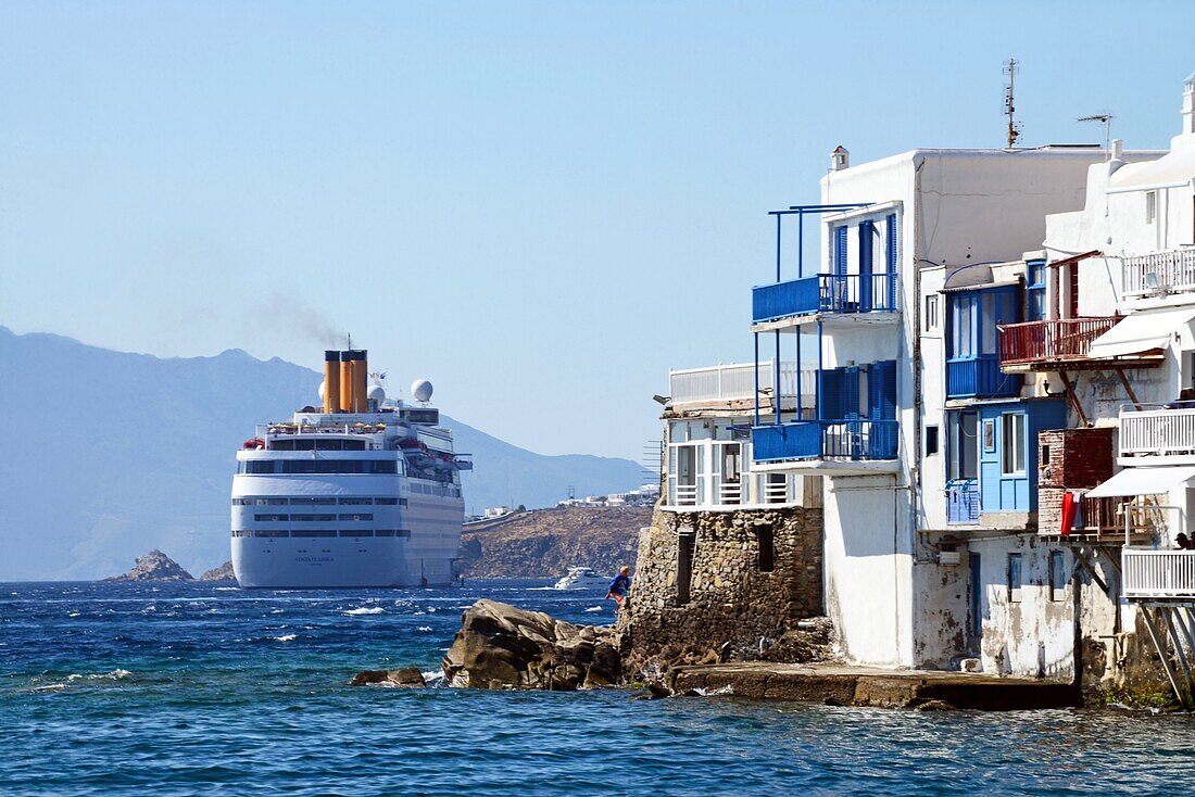 Little Venice in Mykonos, Greece