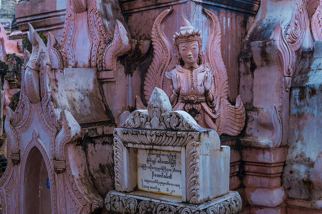 The Kakku pagoda in Shan state Myanmar