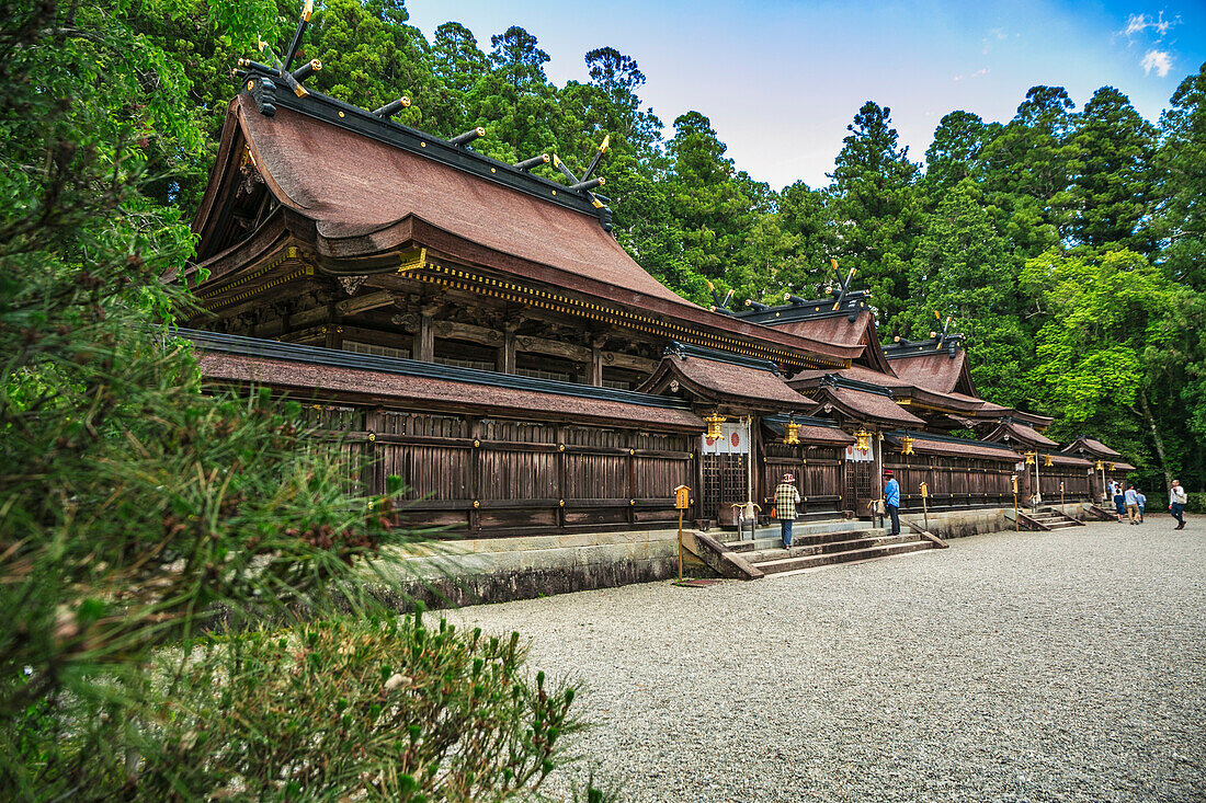 Kumano Hongu Taisha. Shinto shrine. Tanabe city. Wakayama Prefecture. Kumano Kodo pilgrimage route. UNESCO .Japan