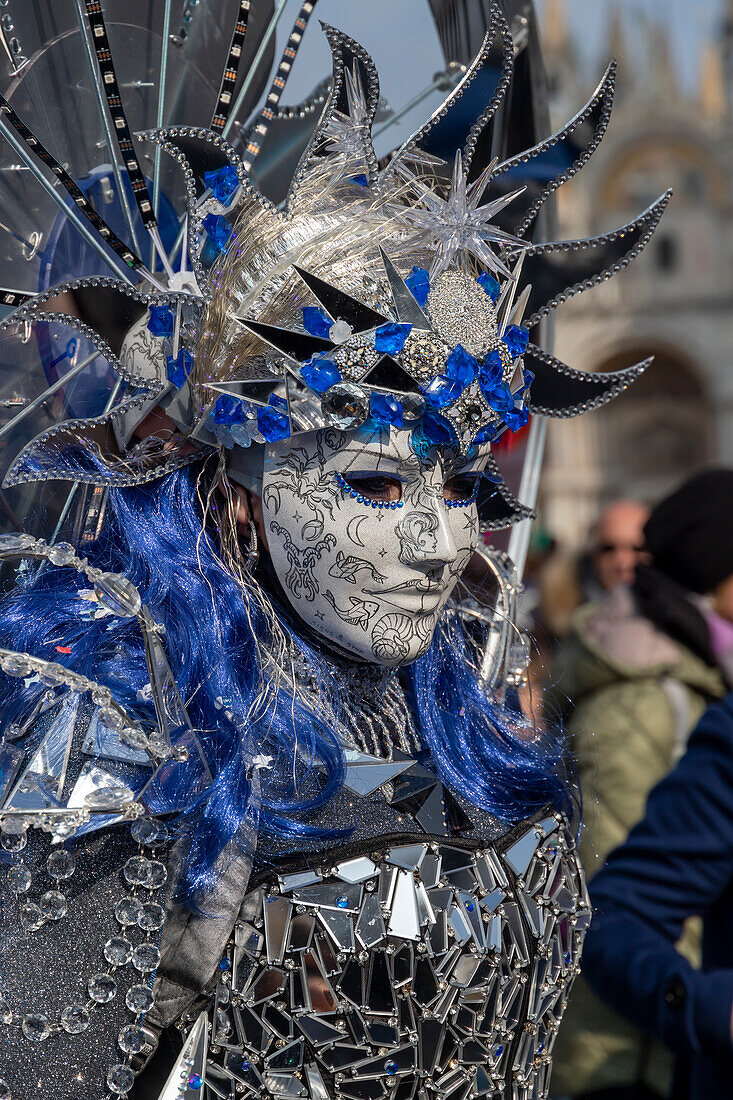 Karnevalsmaske, Venedig, Venetien, Italien, Europa