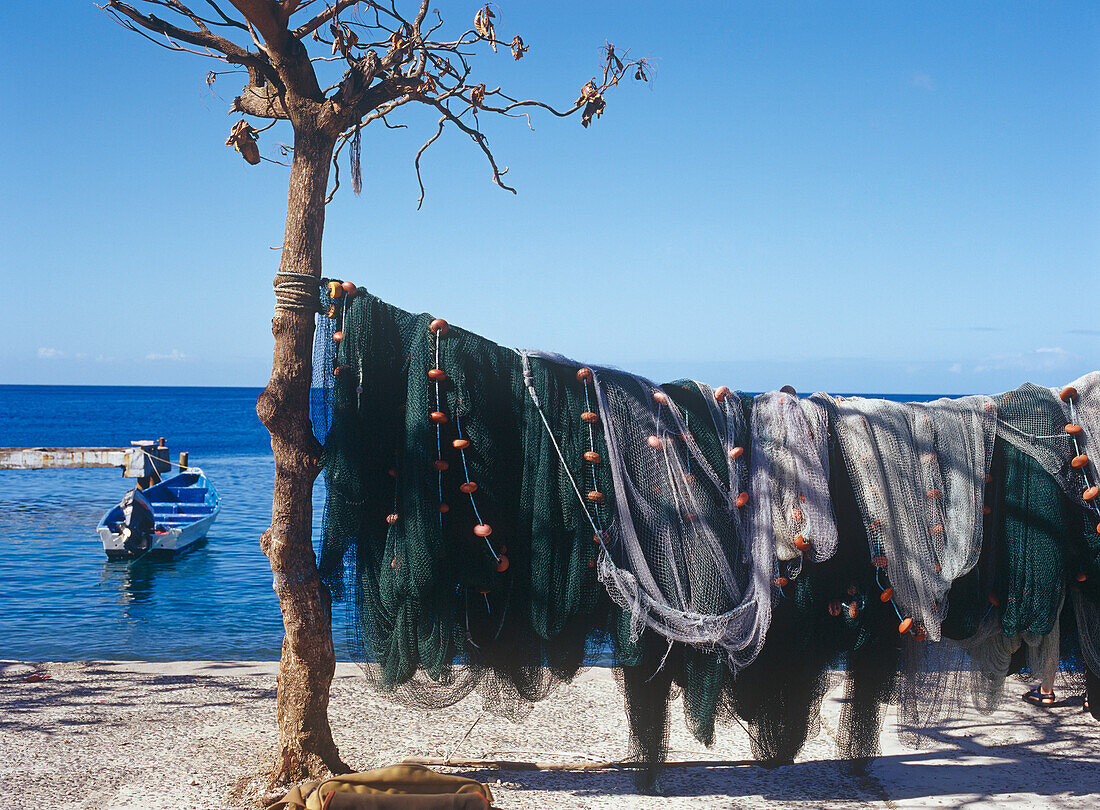 Fishing Boats And Nets