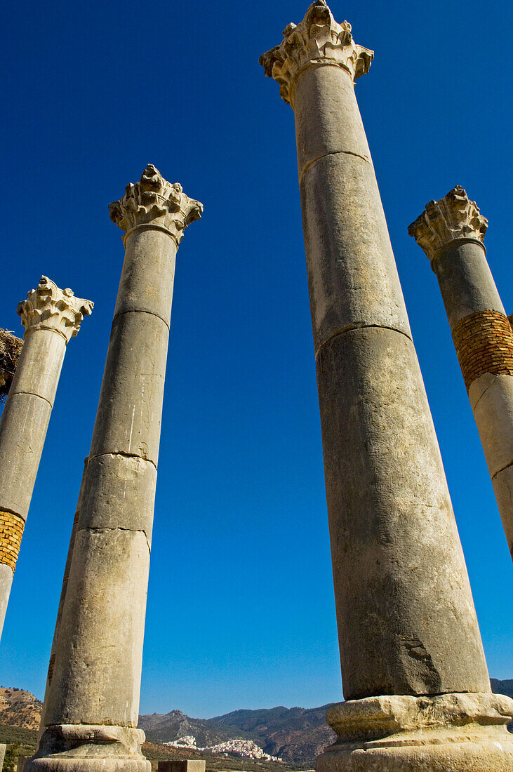 Säule im Kapitol in der alten römischen Stadt