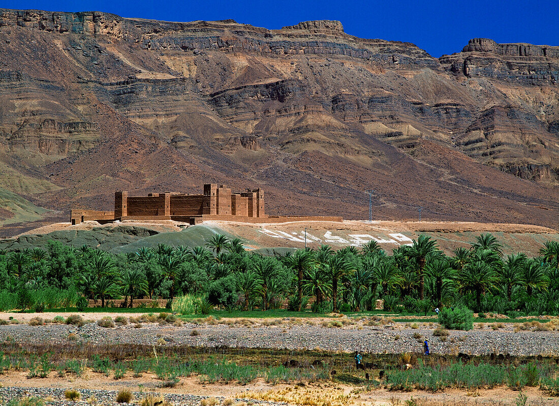 Kasbah Of Timiderte In Draa Valley
