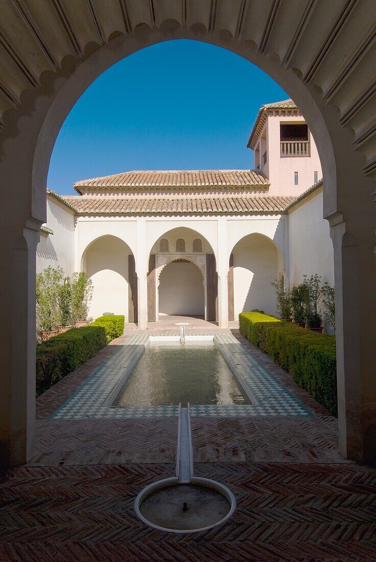 Innenhof in Alcazaba