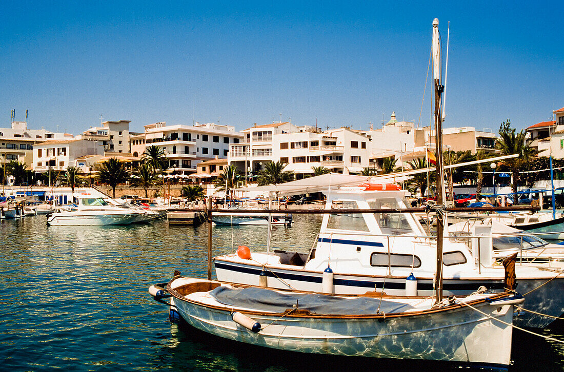 Boats In Town's Harbor