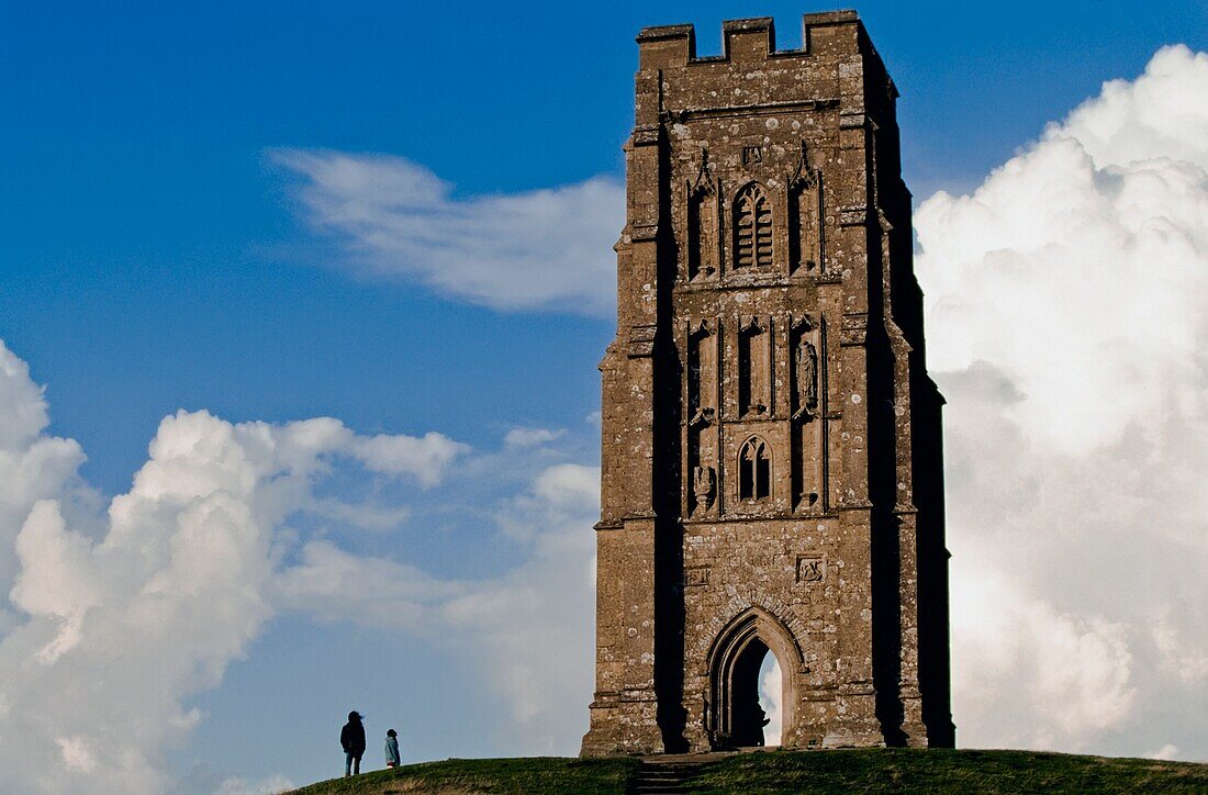 Turm von St. Michael in der Abtei von Glastonbury