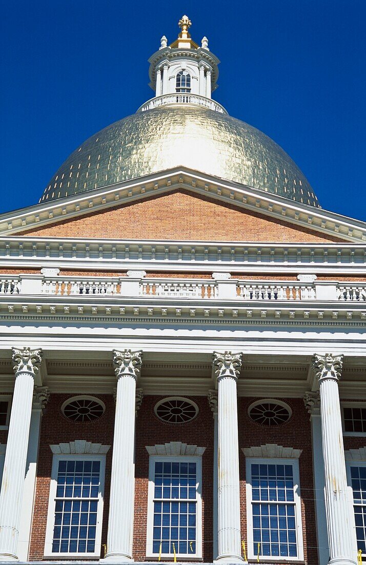 Massachusetts New State House, Boston, Usa
