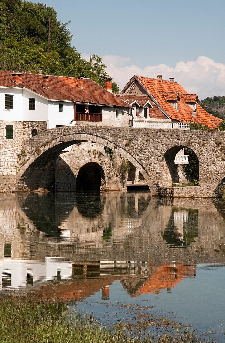 Stone Bridge And Houses