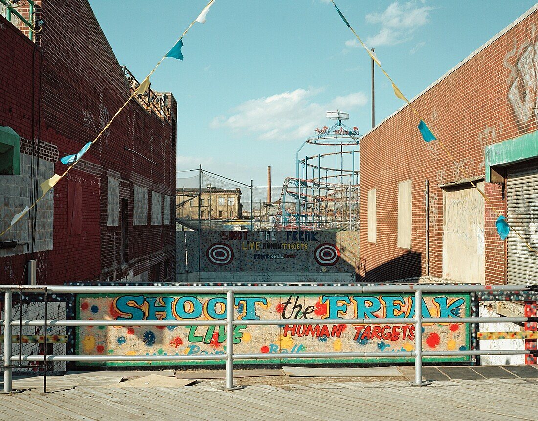 Coney Island Boardwalk On Brooklyn