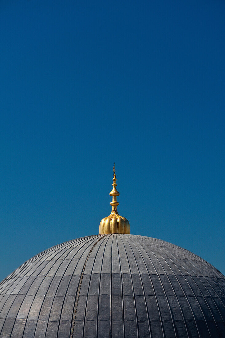 Turkey, Detail of domed roof of Hagia Sofia; Istanbul