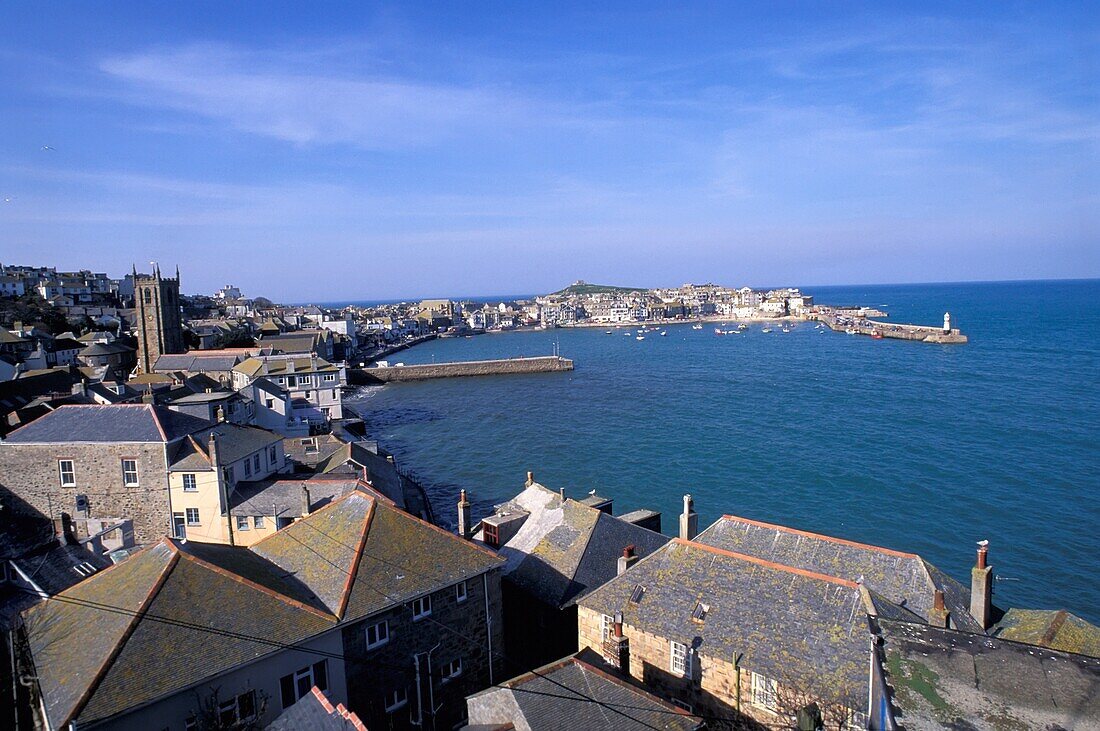 Elevated View Of St. Ives