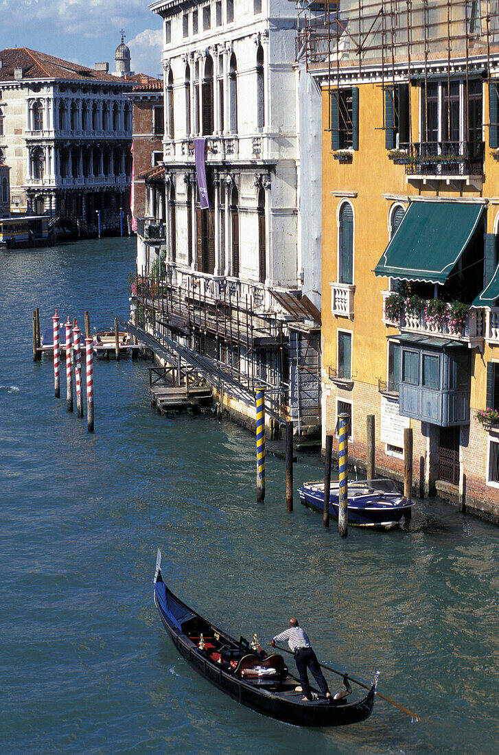 Gondola On Venetian Canal
