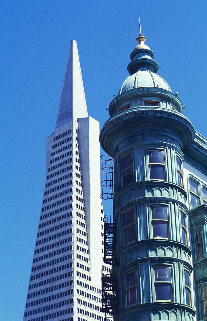 Transamerica-Pyramide und Columbus-Turm