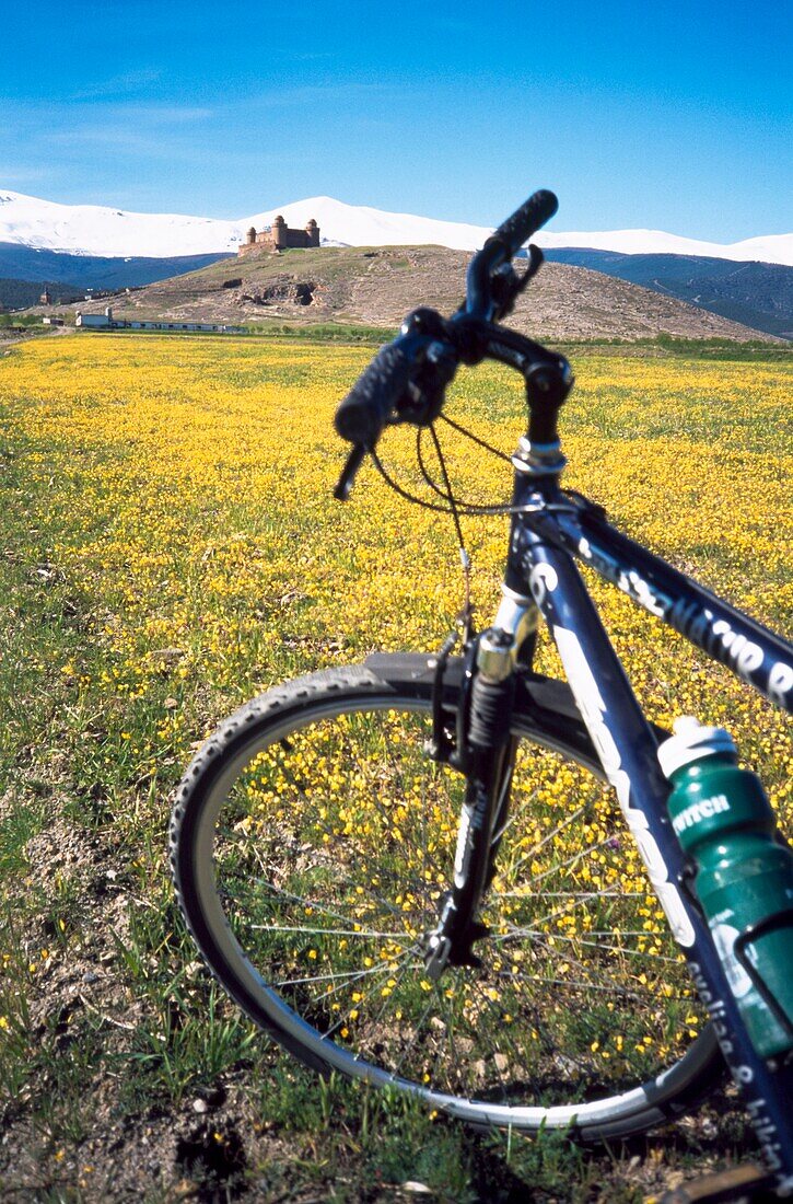 Cycling To La Calahorra,Sierra Nevada Mountains,Guadix,Spain