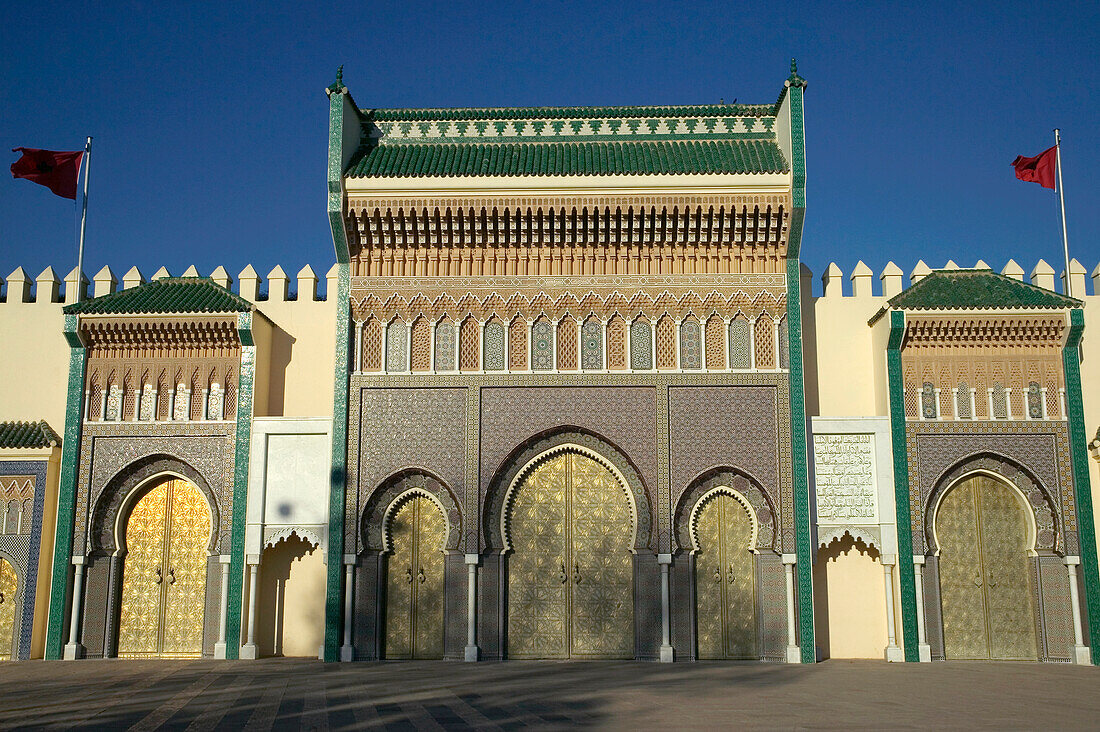 Facade Of Royal Palace, Fes,Morocco