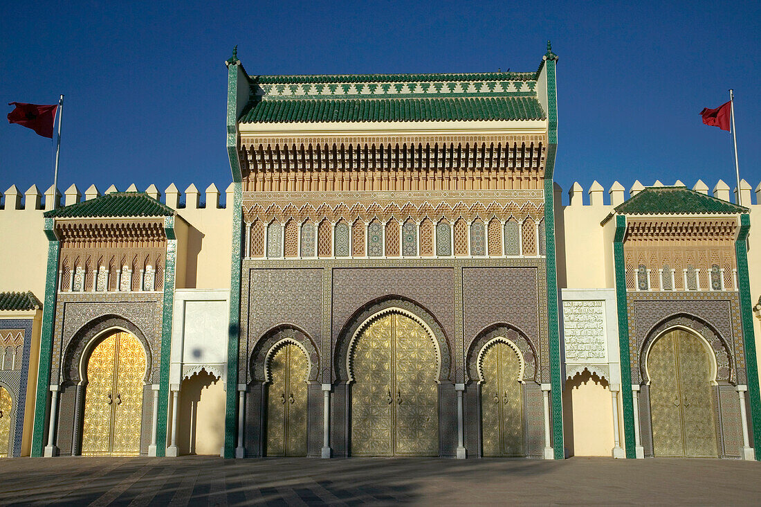 Fassade des Königspalastes, Fes,Marokko