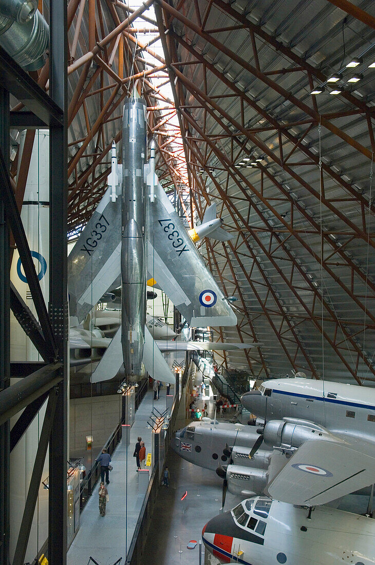 Royal Air Force Museum Innenraum, Cosford, Shifnal, Shropshire, Großbritannien