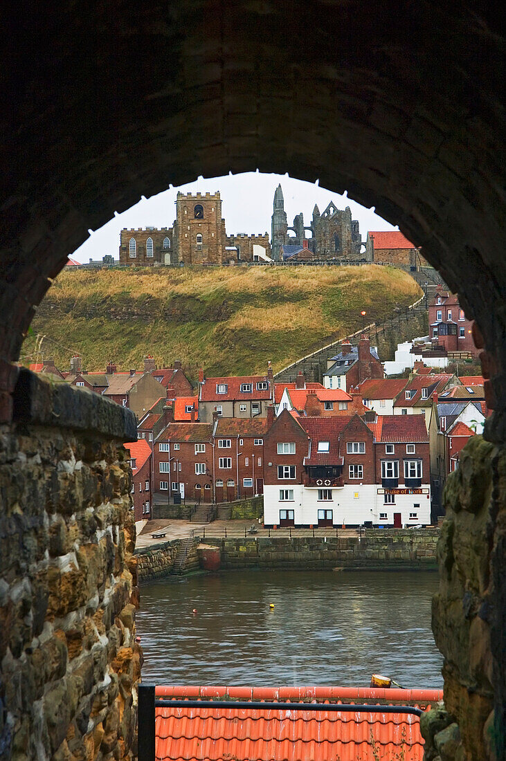 Town Of Whitby, North Yorkshire,Uk