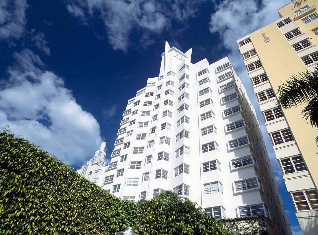 Das Delano Hotel auf der Collins Avenue, South Beach, Miami, Florida, USA.