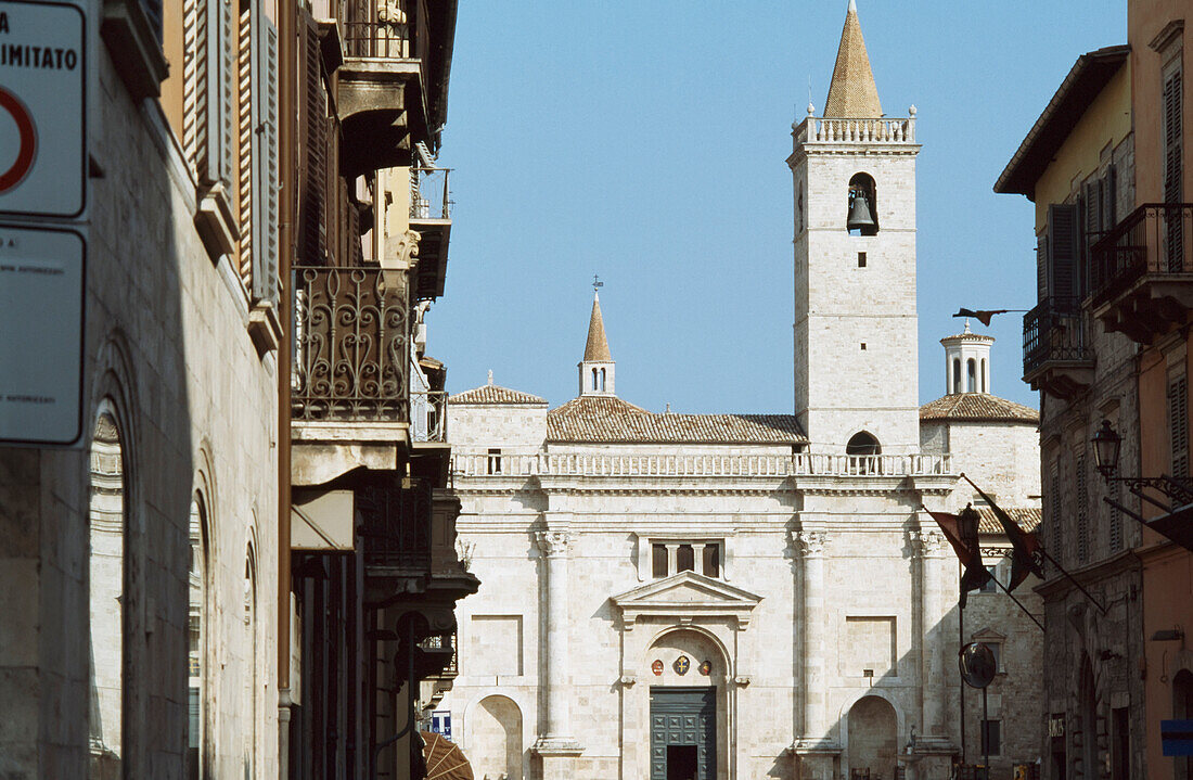 Exterior Of S. Emidio's Duomo (Church)