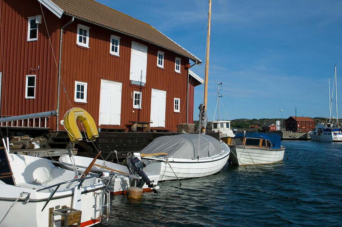 Waterfront House On Gullholmen Island, Bohuslan Archipelago,Sweden